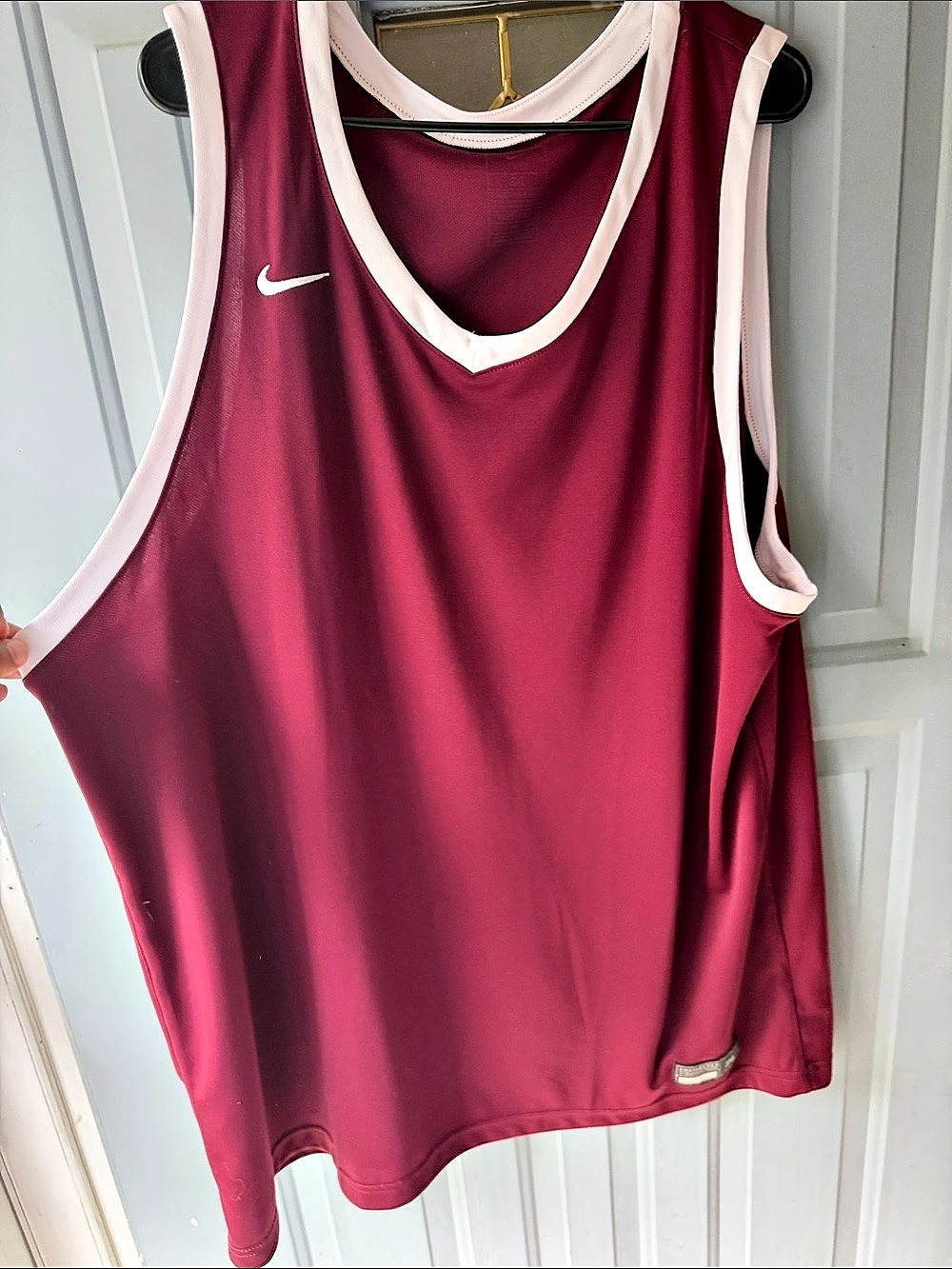 Nike Team Reversible Basketball Jersey Red & White